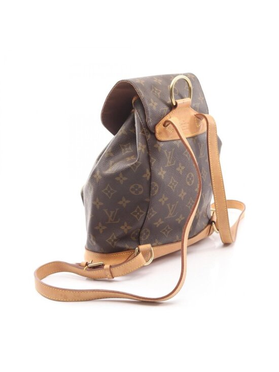 Louis Vuitton Backpack Montsouris MM Canvas Leather main image 6